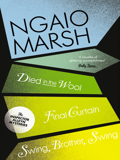 Title details for Inspector Alleyn 3-Book Collection 5 by Ngaio Marsh - Wait list